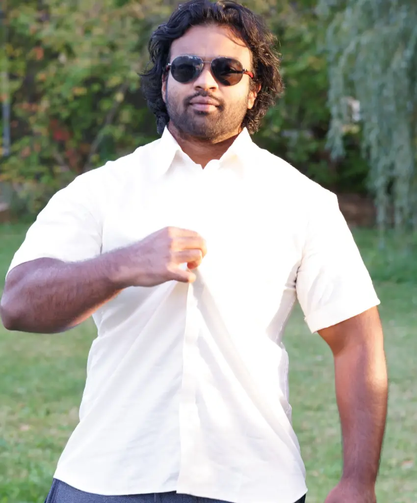 Orange Fabric Shirt Half Sleeve (Small (36))